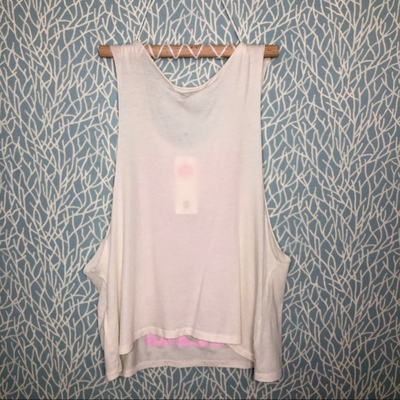 Wildfox Phone Numbers Cut-off Tank. - Picture 4 of 6